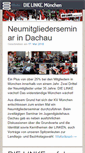 Mobile Screenshot of dielinke-muc.de